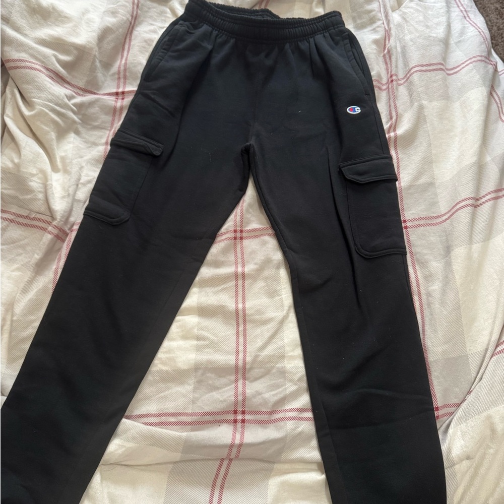 Champion mens Black Jogger Sweatpants